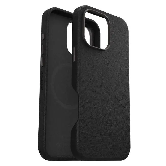 OtterBox Symmetry Cactus Leather Case (Suits iPhone 16) - Noir Ash