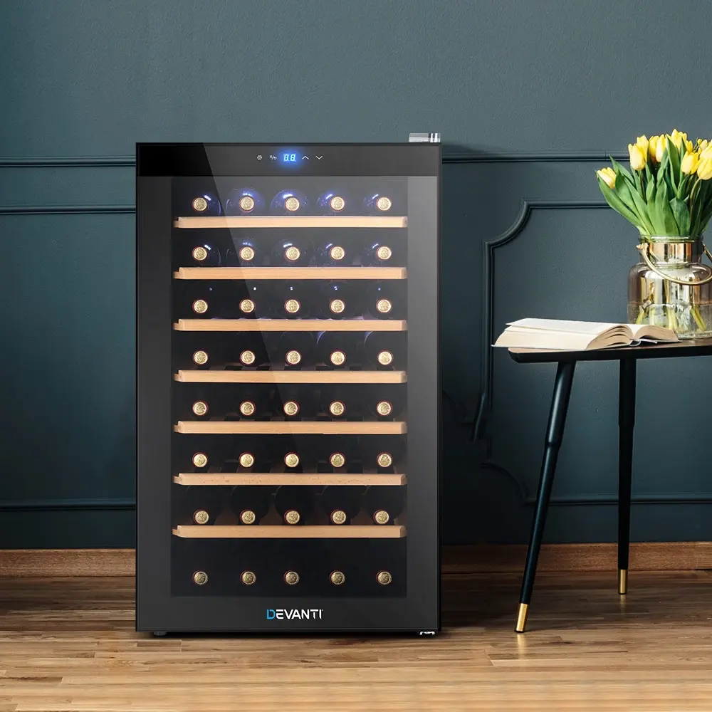 Devanti Wine Fridge Cooler 51 Bottles - Home & Garden