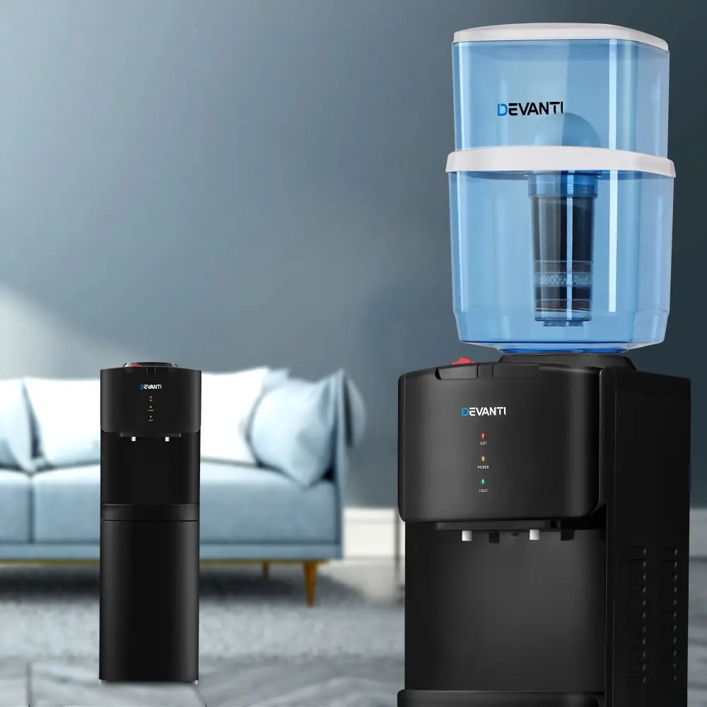 Devanti Water Cooler Dispenser Stand 22L Bottle Black - Home & Garden