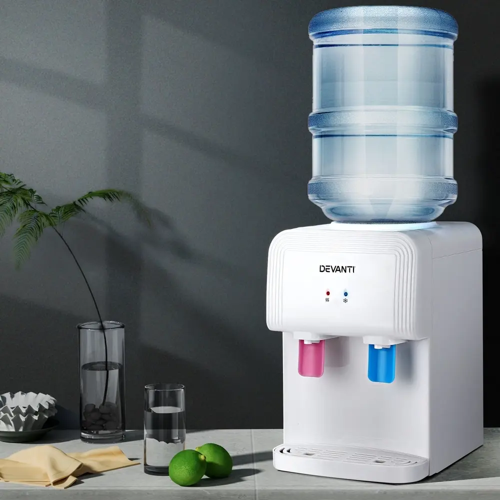 Devanti Water Cooler Dispenser Bench Top White - Home & Garden