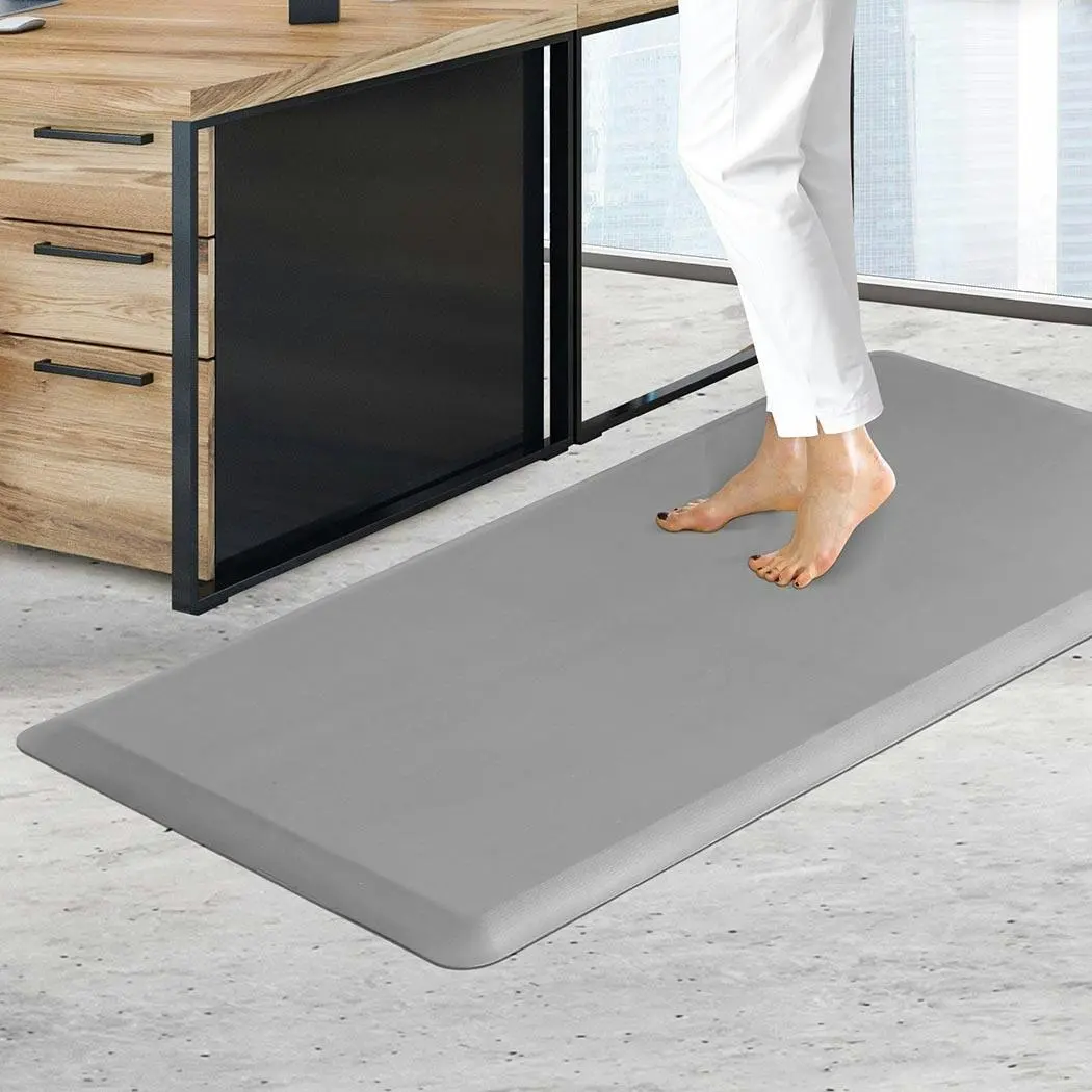 Marlow Anti Fatigue Mat Standing Desk Rug Kitchen Home Office Foam Grey 51x99 - Furniture