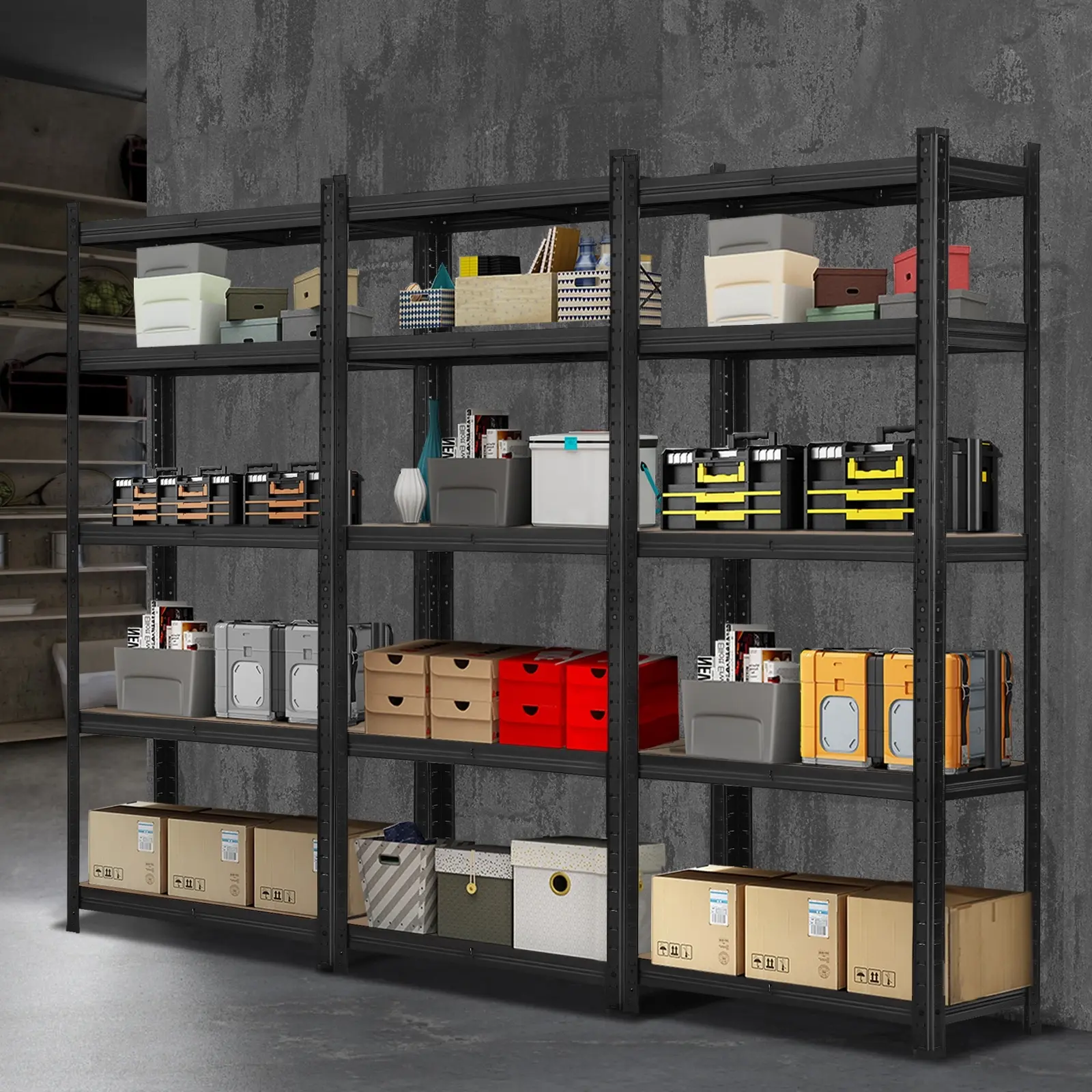 Sharptoo 3x1.5m Garage Shelving Shelves Warehouse Storage Rack Pallet Racking - Commercial
