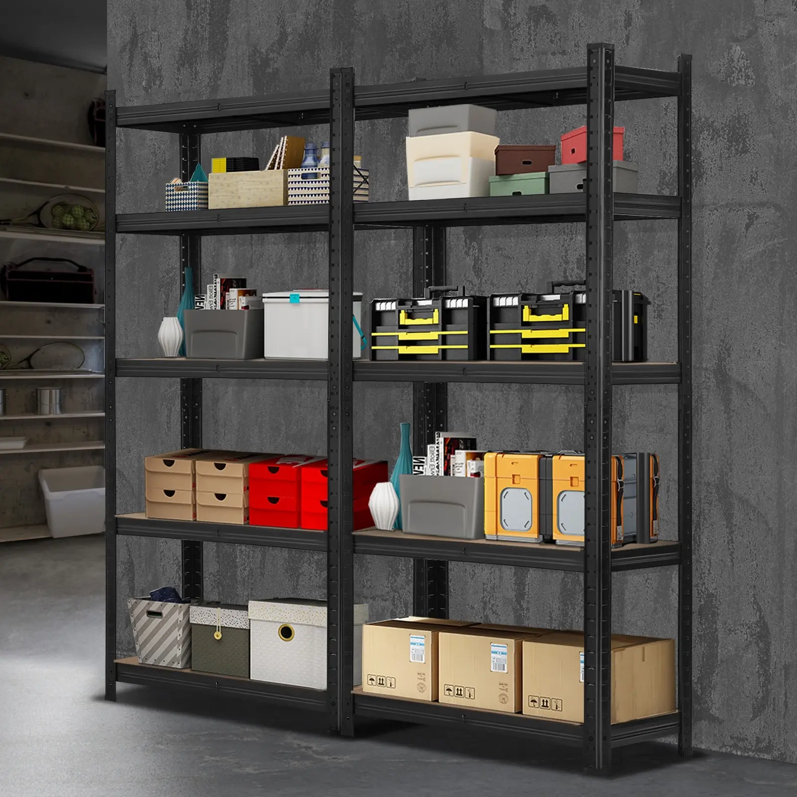 Sharptoo 2x1.8m Garage Shelving Shelves Warehouse Storage Rack Pallet Racking - Commercial