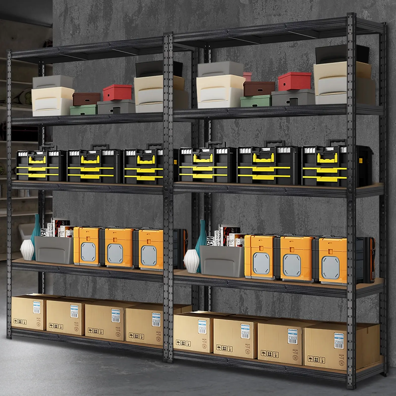 Sharptoo 2x1.8m Garage Shelving Shelves Warehouse Racking Storage Rack Pallet - Commercial