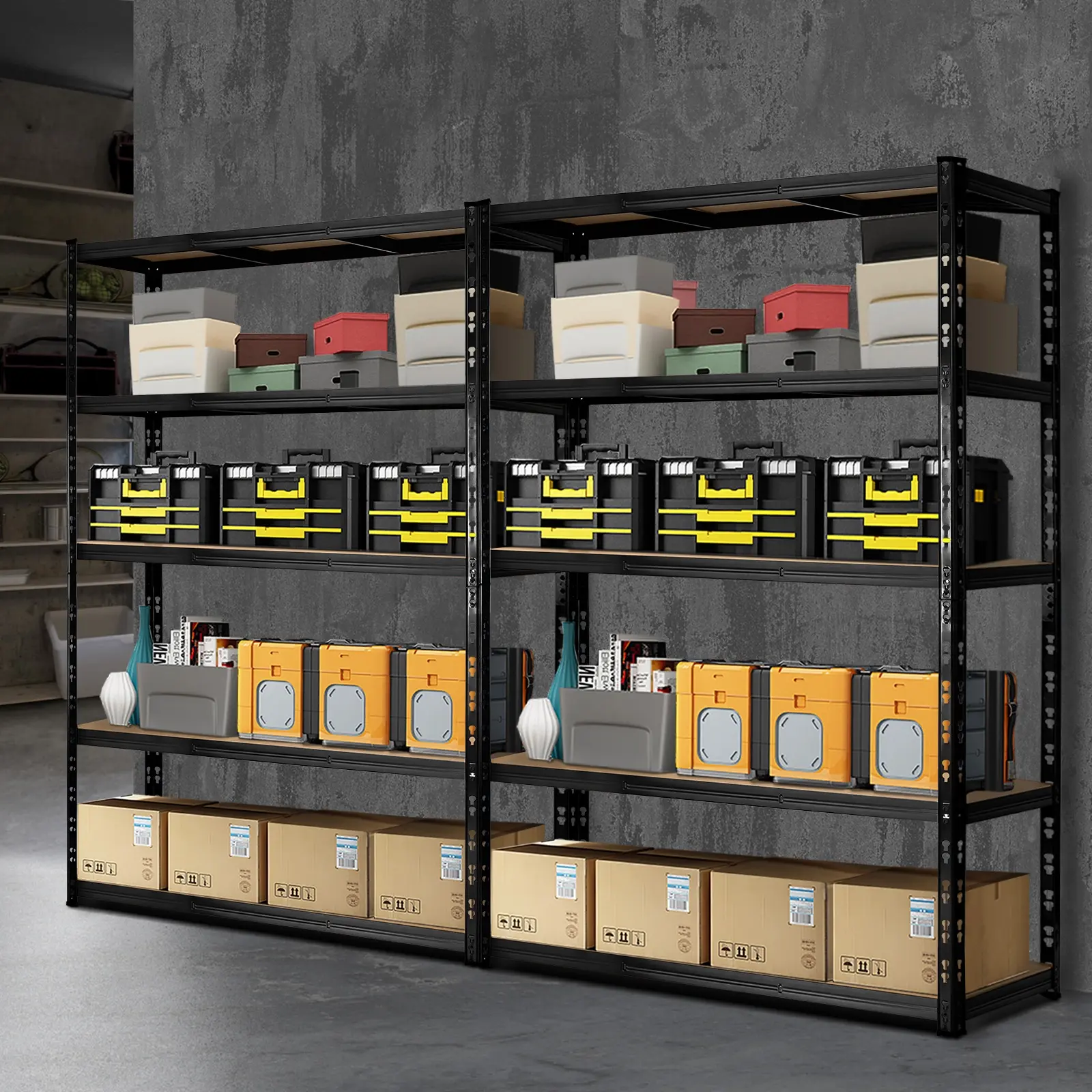 Sharptoo 2x1.8m Garage Shelving Shelves Warehouse Storage Racking Rack Pallet - Commercial