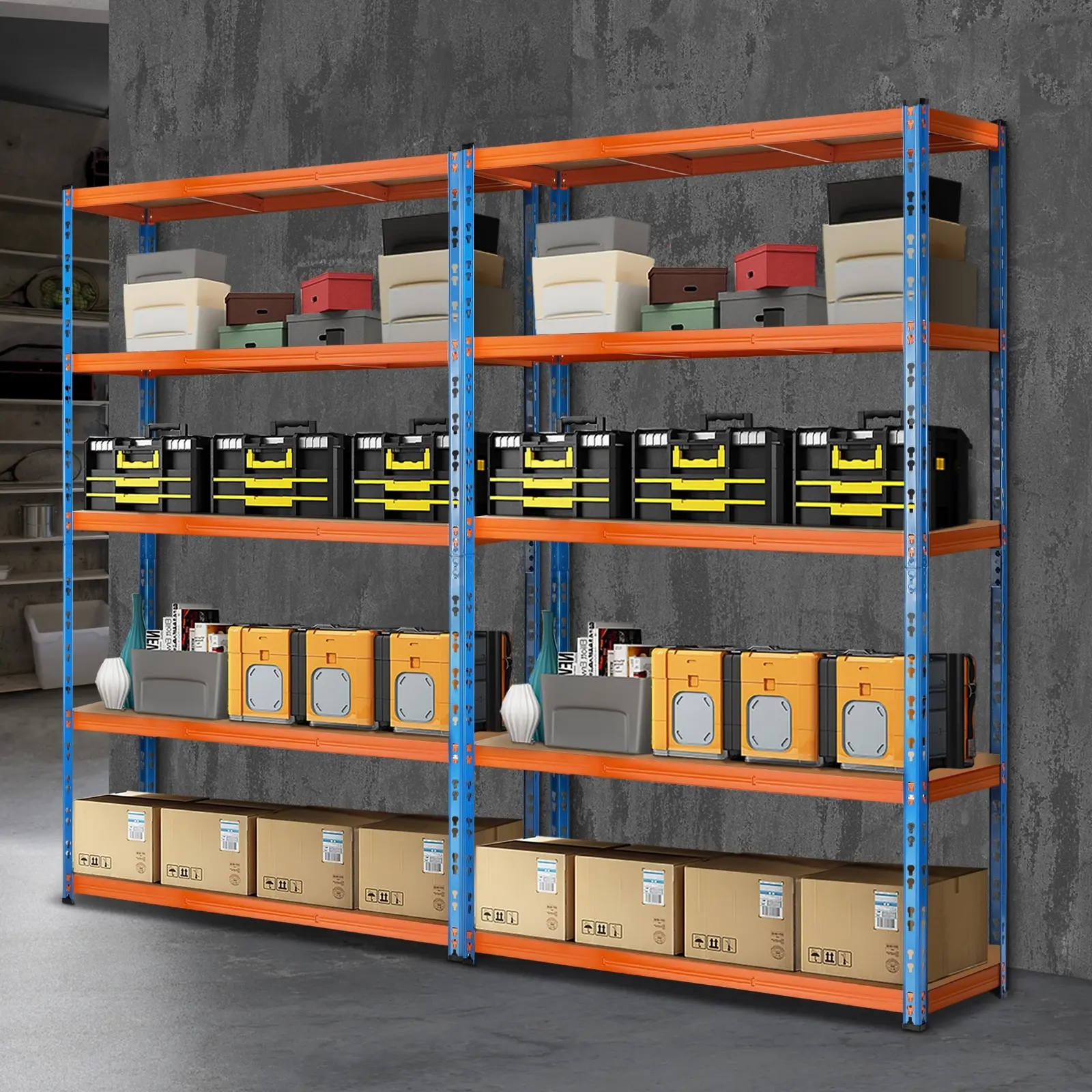 Sharptoo 2x1.8m Garage Shelving Shelves Warehouse Storage Pallet Racking Rack - Commercial