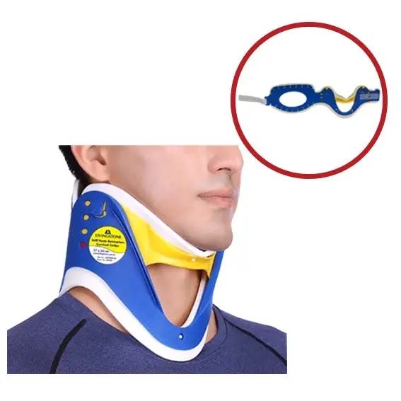 Livingstone Stiff Neck Paediatric Extrication Cervical Collar Adjustable 48 x 14cm - Health
