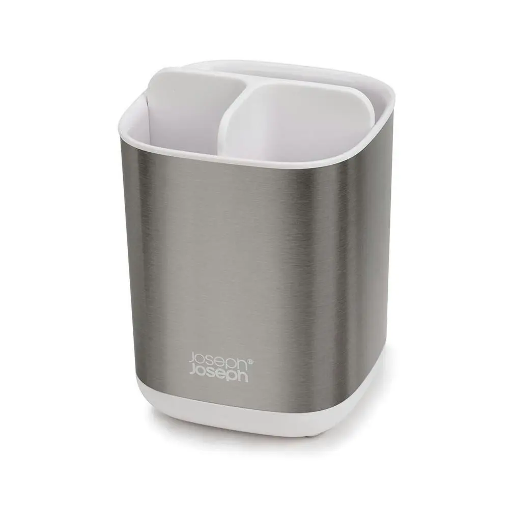 Joseph Joseph EasyStore Steel Toothbrush Caddy - White