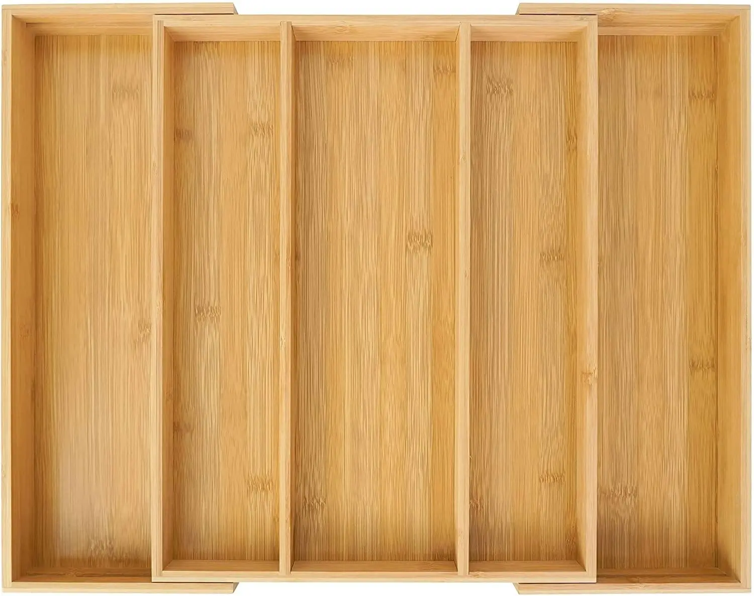 Bamboo Expandable Kitchen Drawer Organizer - Home & Garden
