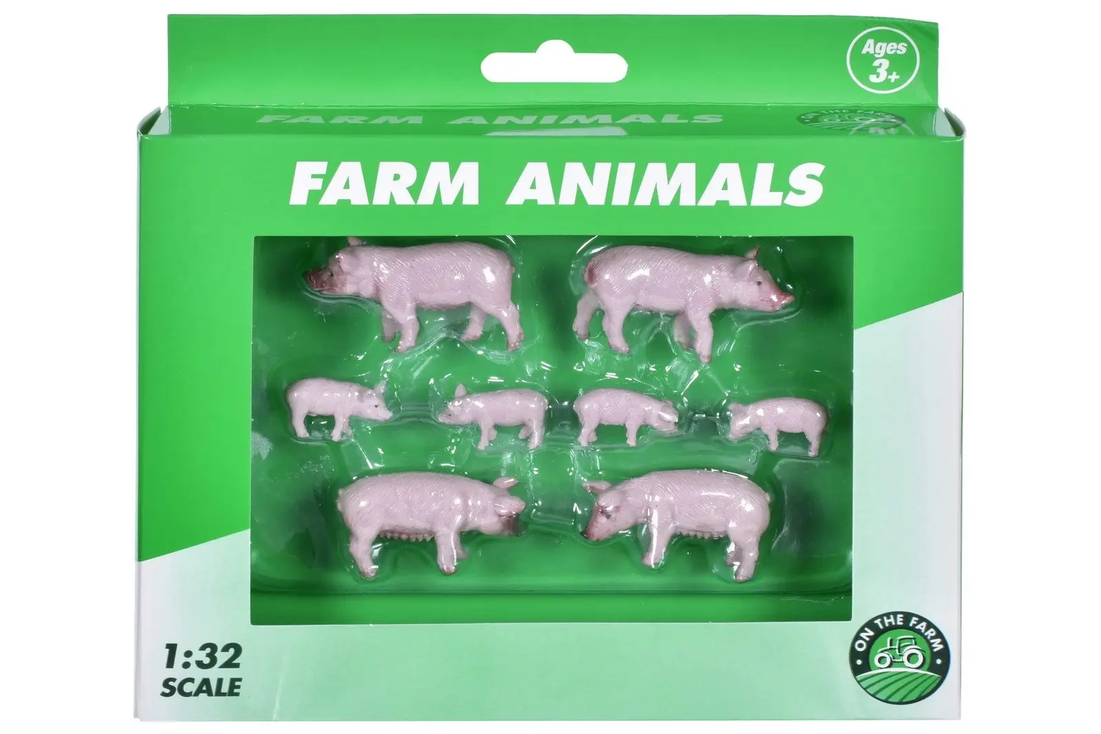 Farm Animals 8pc Pigs & Piglets 1:32sc - Toys & Games