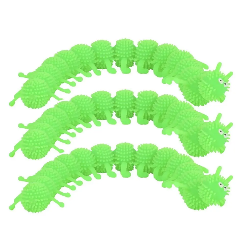 3x Fumfings Novelty Stretchy Centipede 22cm Animal Collectible Toy Kids 3y+ Asst - Toys & Games