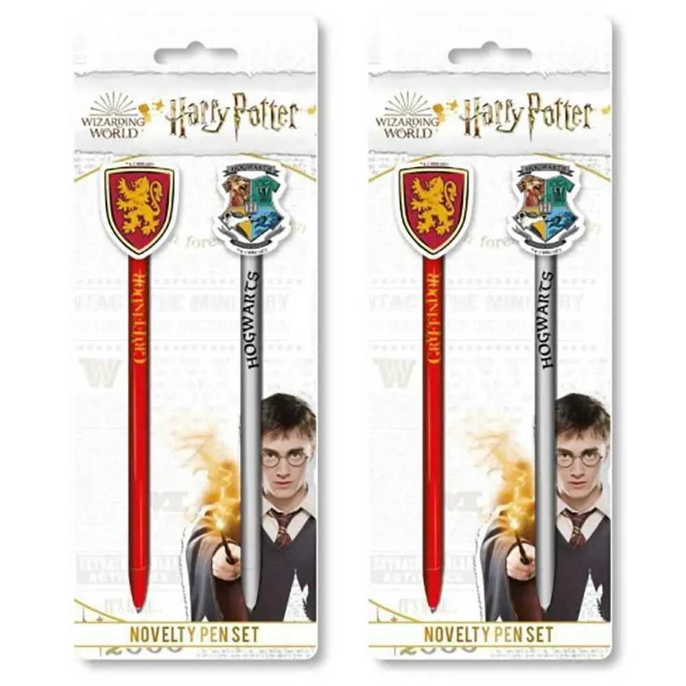 4pc Wizarding World Harry Potter Stand Together Novelty Stationary Pen Set - Office