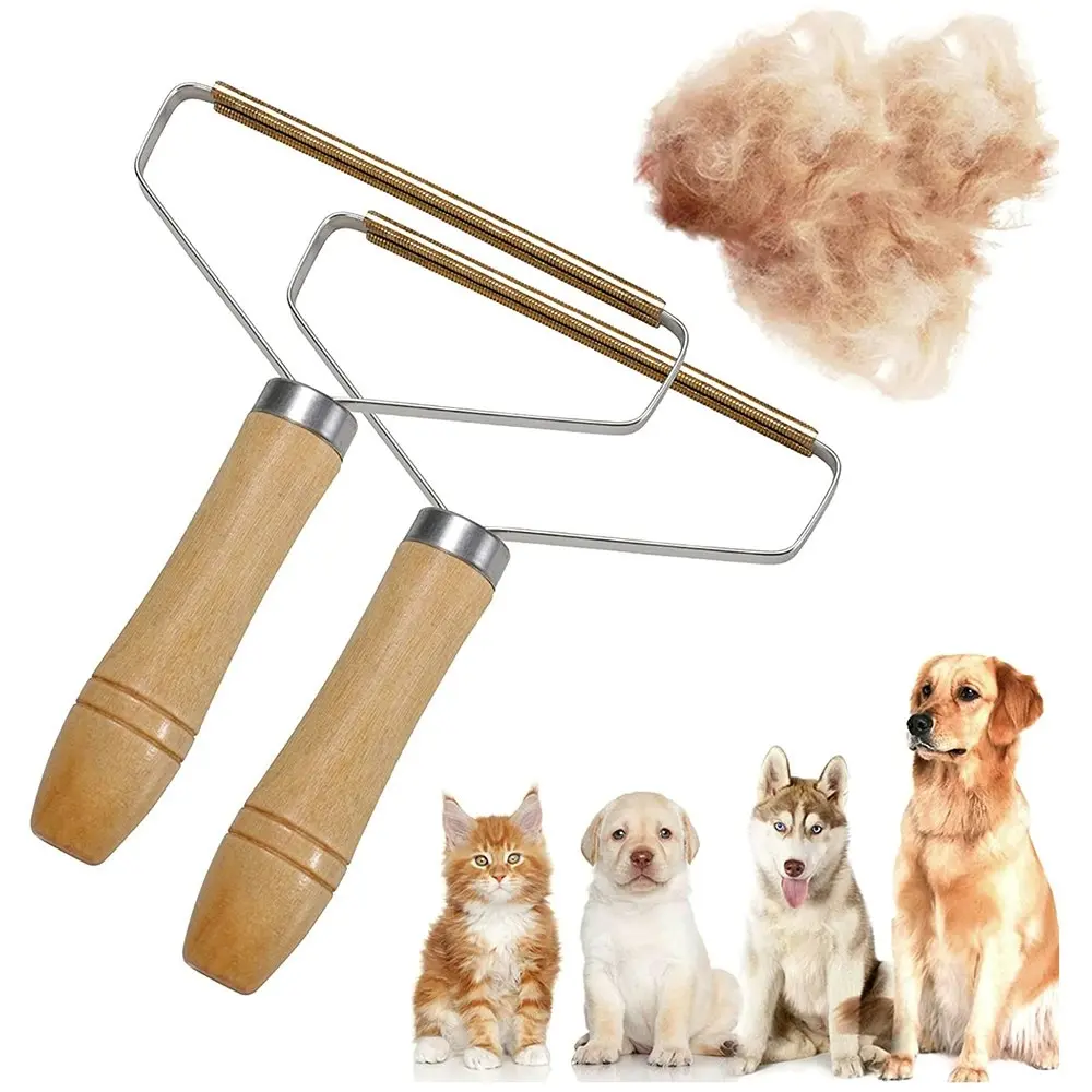2pcs Lint Remover For Pet Hair Cat Dogs Clothes Shaver Fabric Brush Wool Roller - Pets