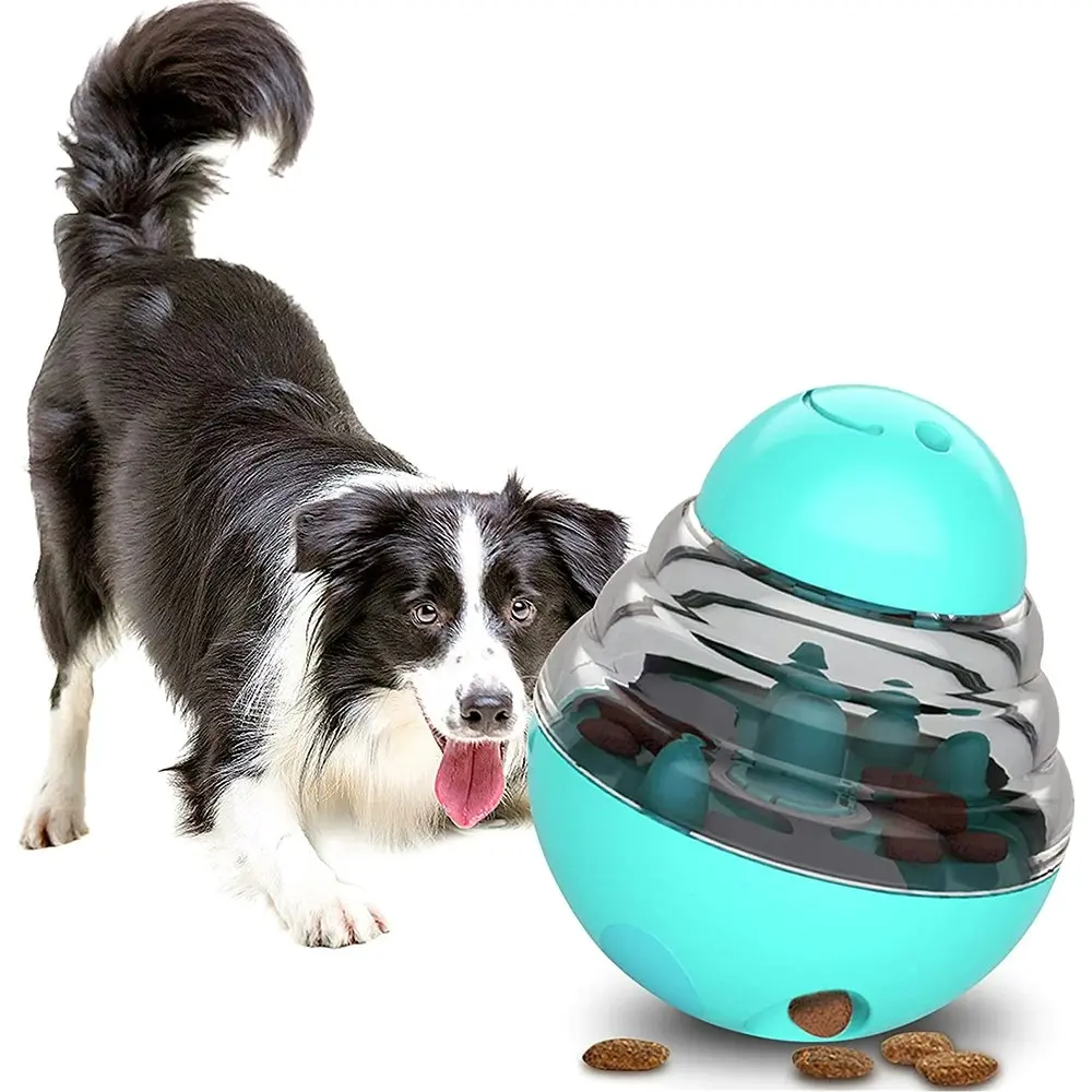 Pet Tumbler Interactive Toy Dog Food Leak Ball with 2 Adjustable Leak Holes - Pets