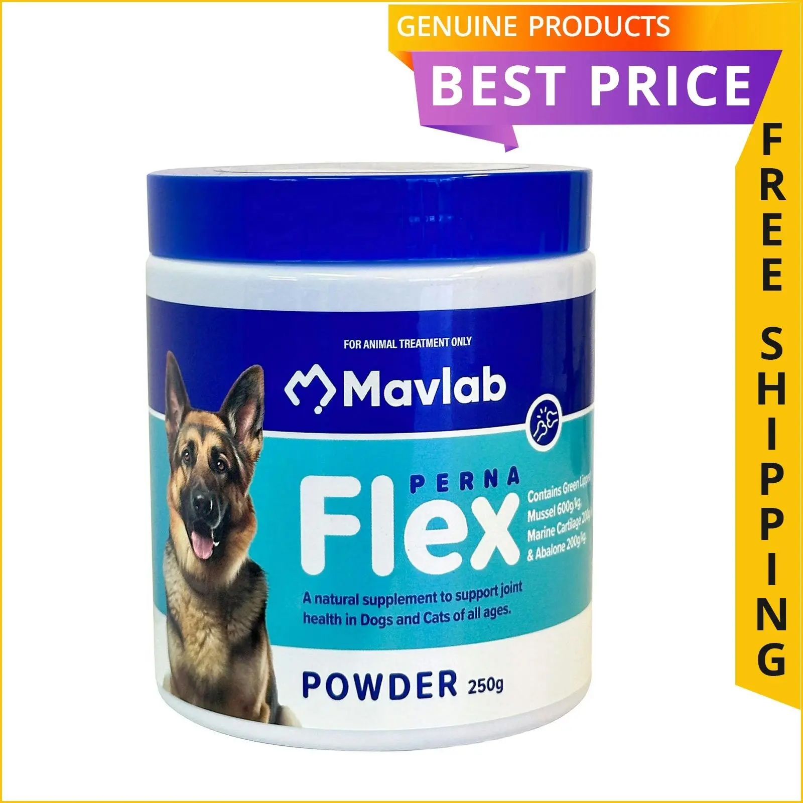 Pernaflex Powder for Dogs 250 GM - Pets