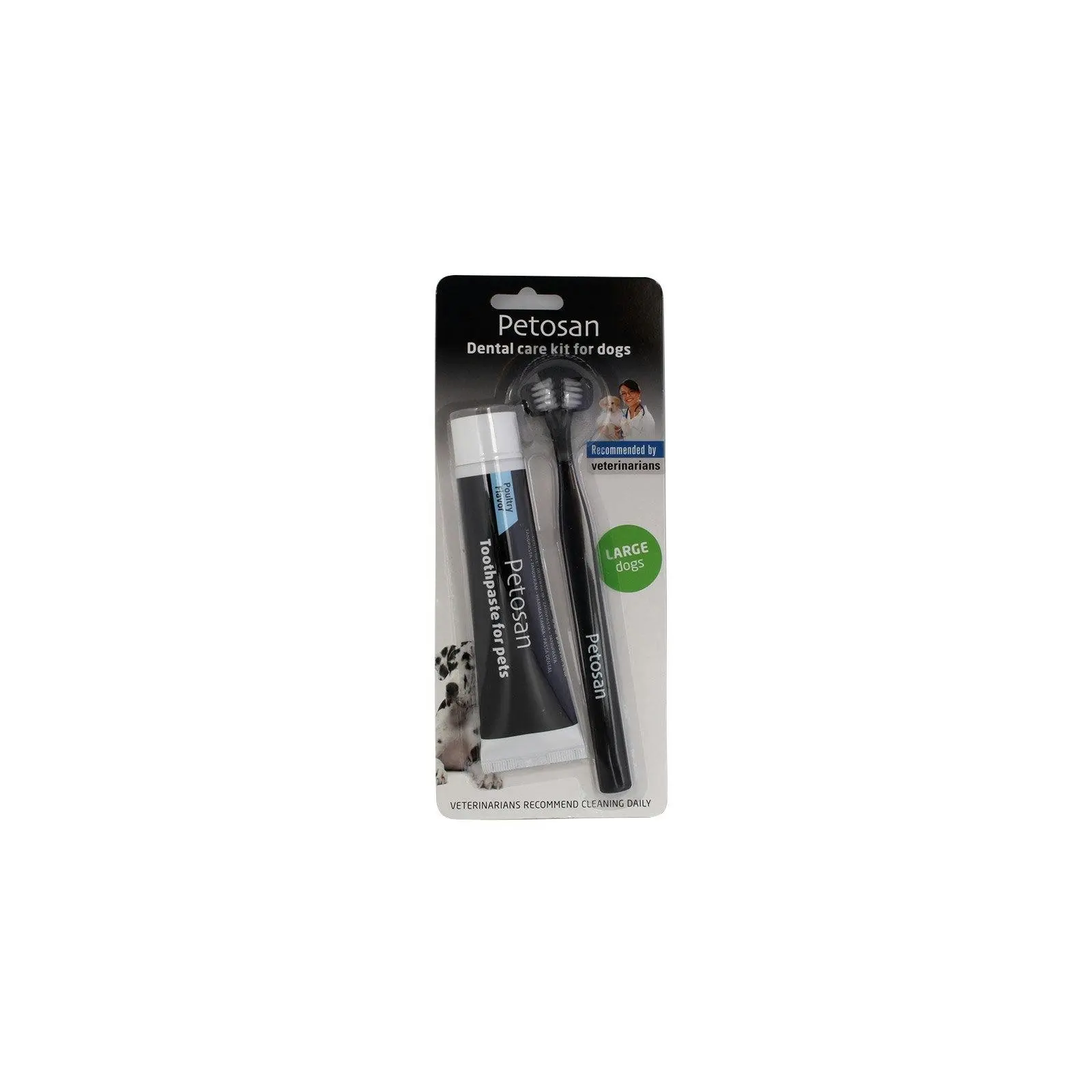 Petosan Toothpaste Large Brush Kit 1 Piece - Pets