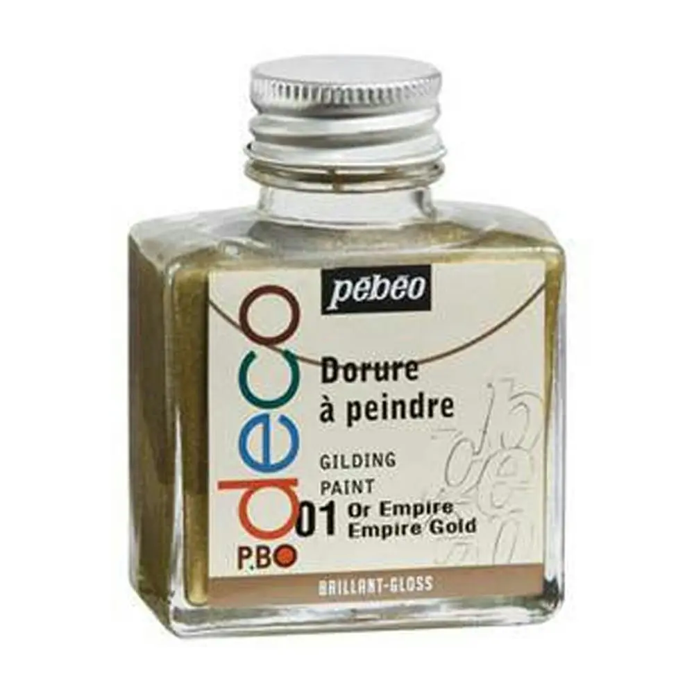Pebeo Deco Gilding Paint 75ml King Gold Coloured Art And Craft Set Painting - Hobbies