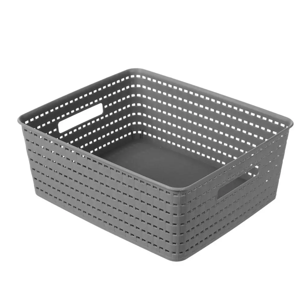Boxsweden Woven Basket 35cm Home Office Storage Organiser Containers Assorted - Home & Garden