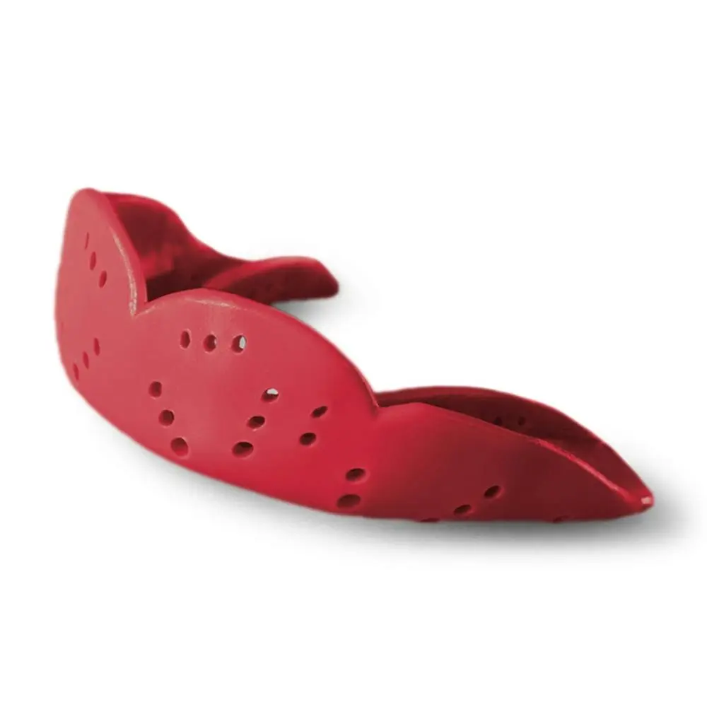 Sisu Aero Medium Mouth Guard Sports Teeth Protector Kids/Child 7y+ Intense Red - Sports & Outdoor