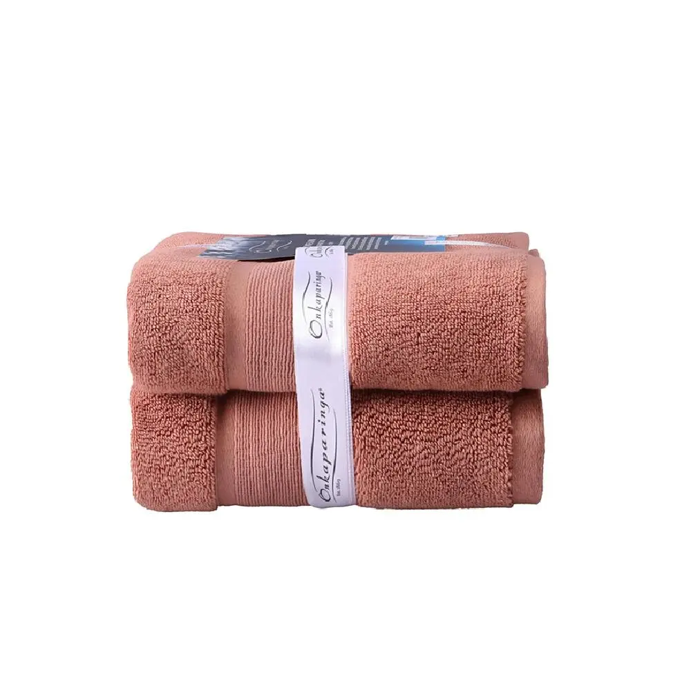 2PK Ultimate Alanya Turkish Cotton Bath Mat/Towel 850Gsm Highly Absorbant Clay - Home & Garden