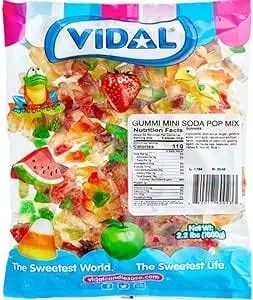 VIDAL GUMMI MINI SODAPOP 1KG - Groceries