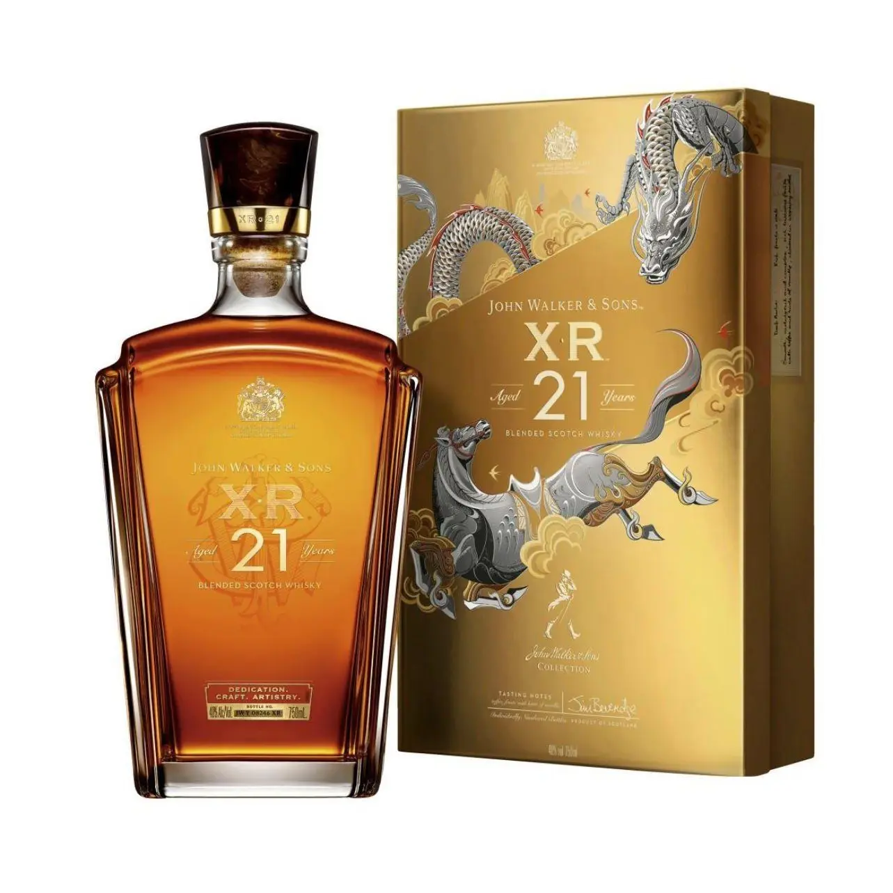 Johnnie Walker XR 21 Year Of The Tiger Blended Scotch Whisky 750ml - Alcohol