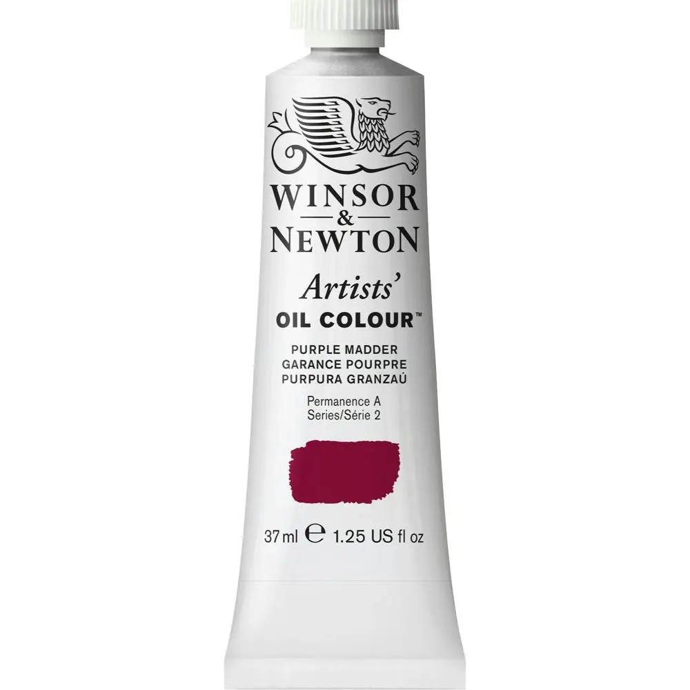 Winsor & Newton Artists Oil Colour 37ml Art Paint Tube Purple Madder Series 2 - Hobbies
