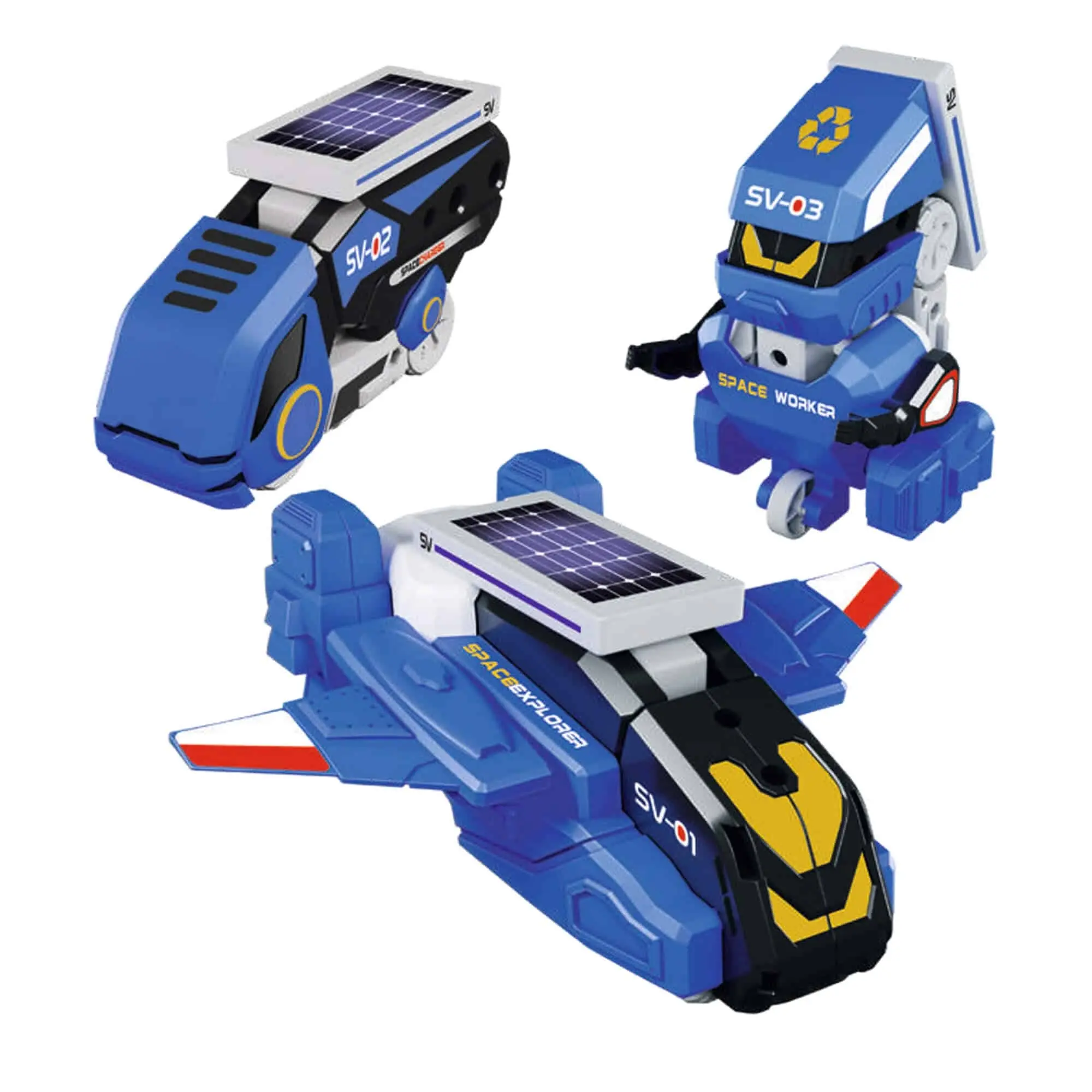 Xtrem Bots - Space Adventure - 3 in 1 Construction Solar Kit