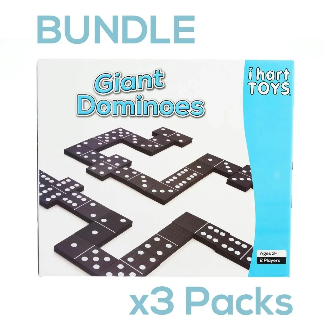 Giant Dominoes Bundle Pack x3 - Toys & Games