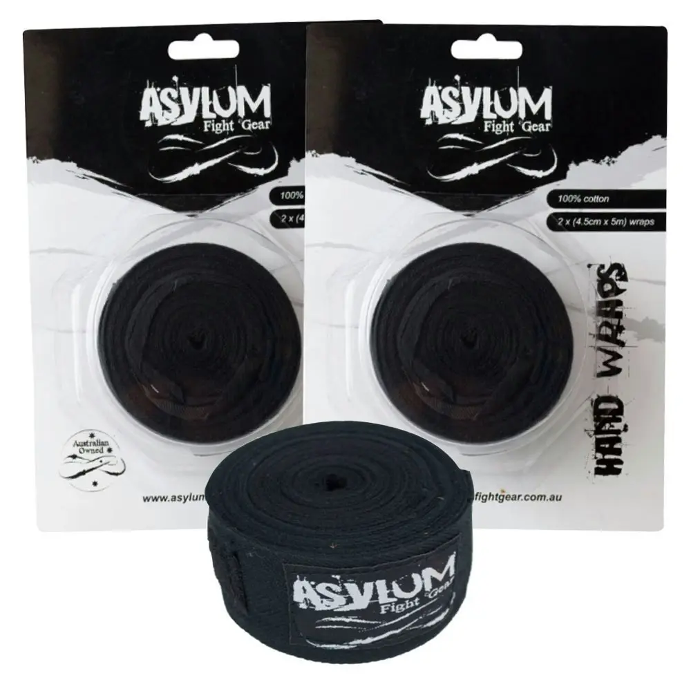 3x Asylum Boxing MMA Fighter Equipment Hand Fist Wrap Fight Gear - Sports & Outdoors Specials up to 70% Off
