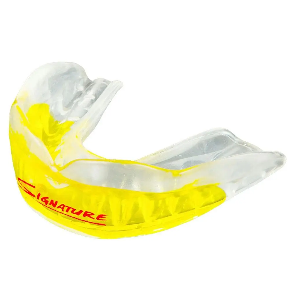 Signature Sports Premium Type 3 VIPA Mouthguard Teeth Shield Teen Yellow - Sports & Outdoor