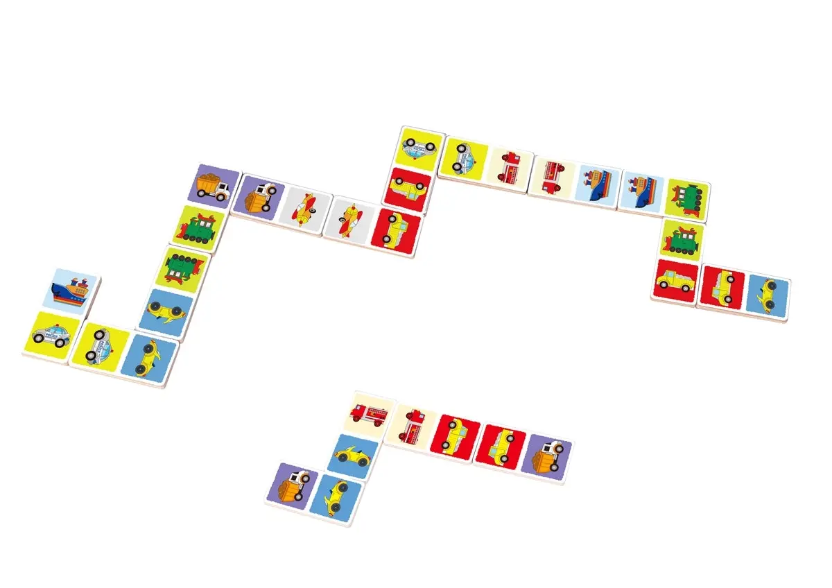 Tooky Domino Board Transportation Kids/Baby Fun Educational/Learning Game 18m+ - Toys & Games