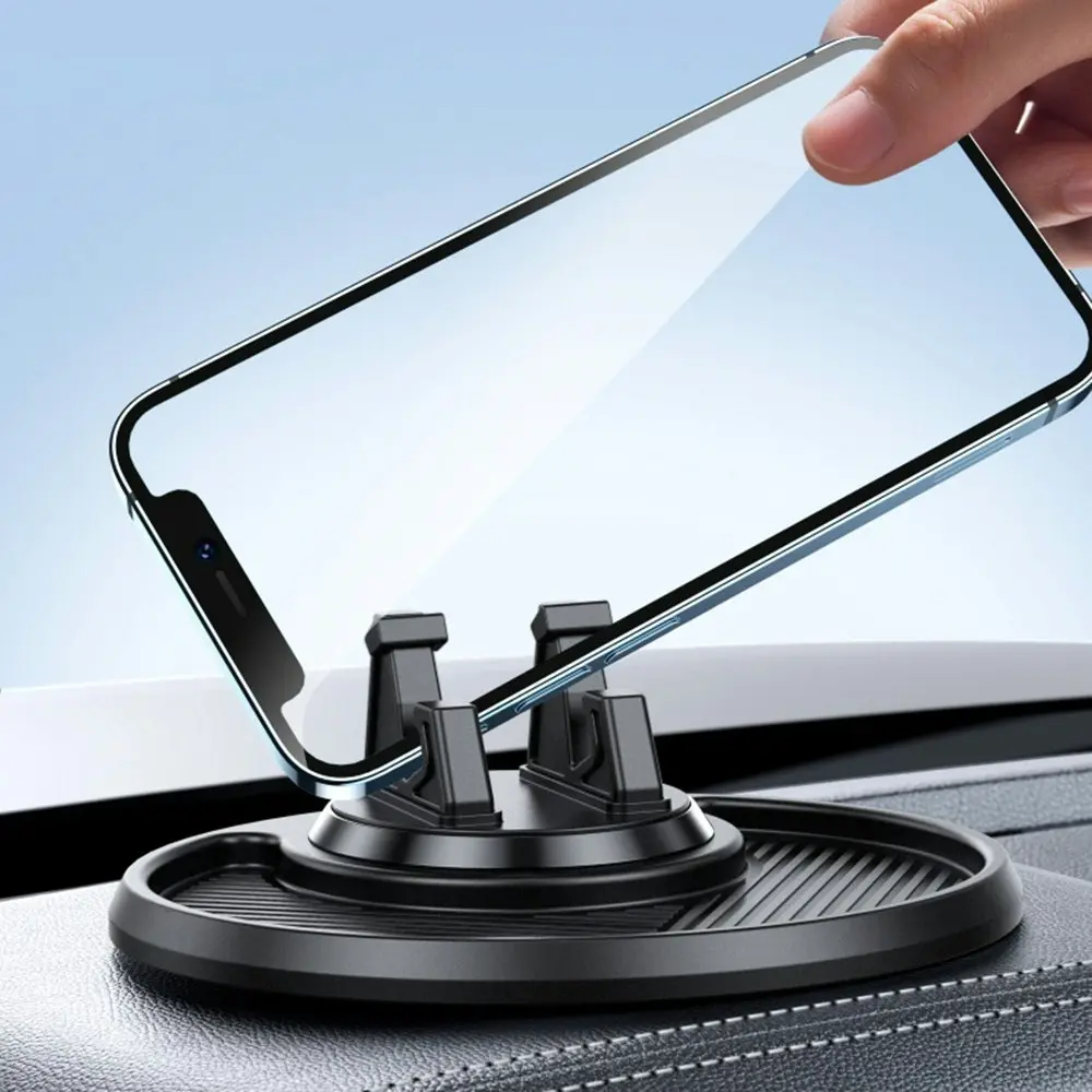 Dashboard Phone Holder Car Silicone Phone Mount Anti-Slip Pad Cellphone Stand