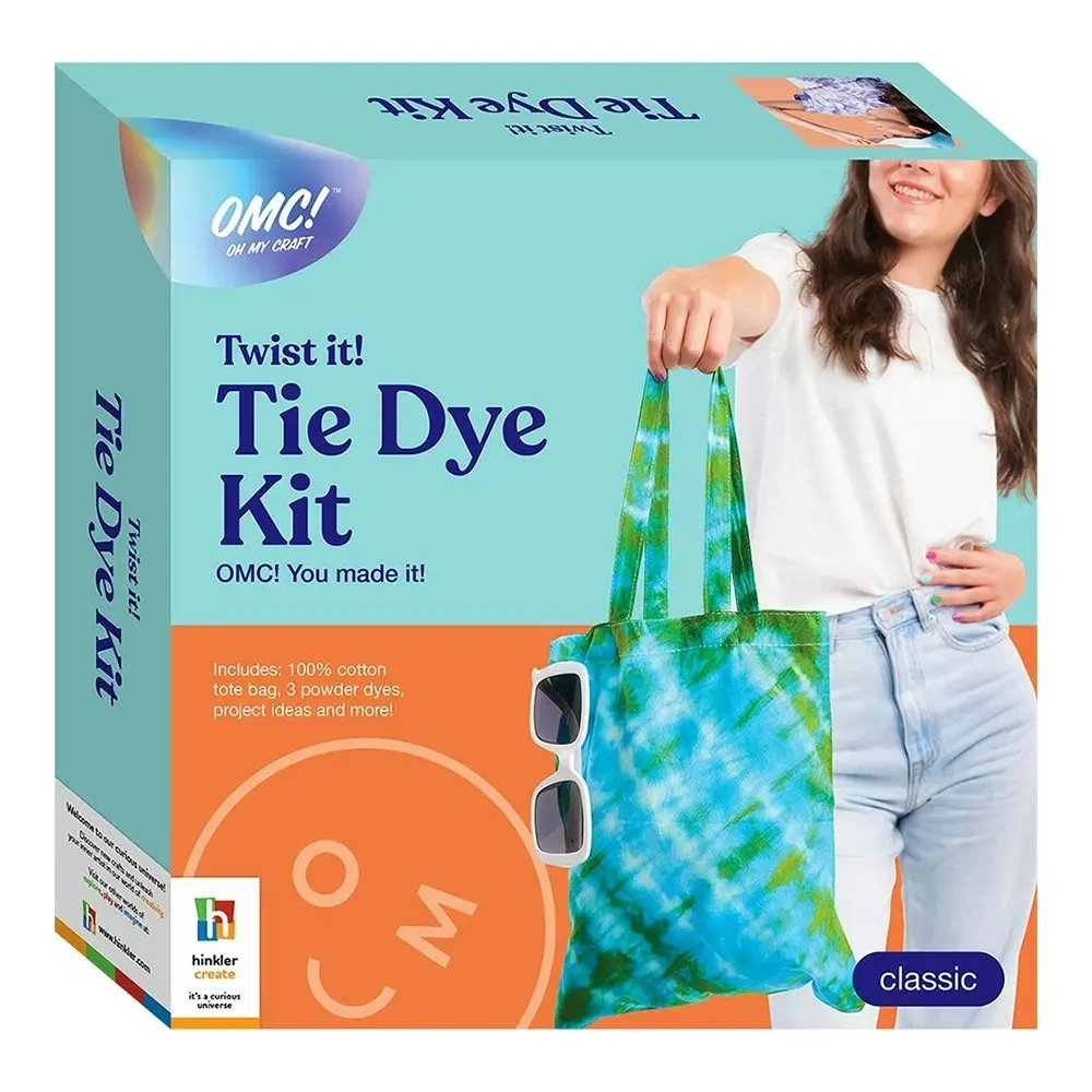 Omc! Oh My Craft Twist It Tie Dye Kit Art And Craft Activity Kit Project 10y+ - Hobbies