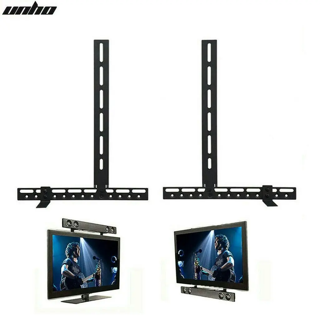Fin Universal Tv Vesa Soundbar Speaker Bracket Holder Mount For Samsung Sony Lg Bush - Electronics
