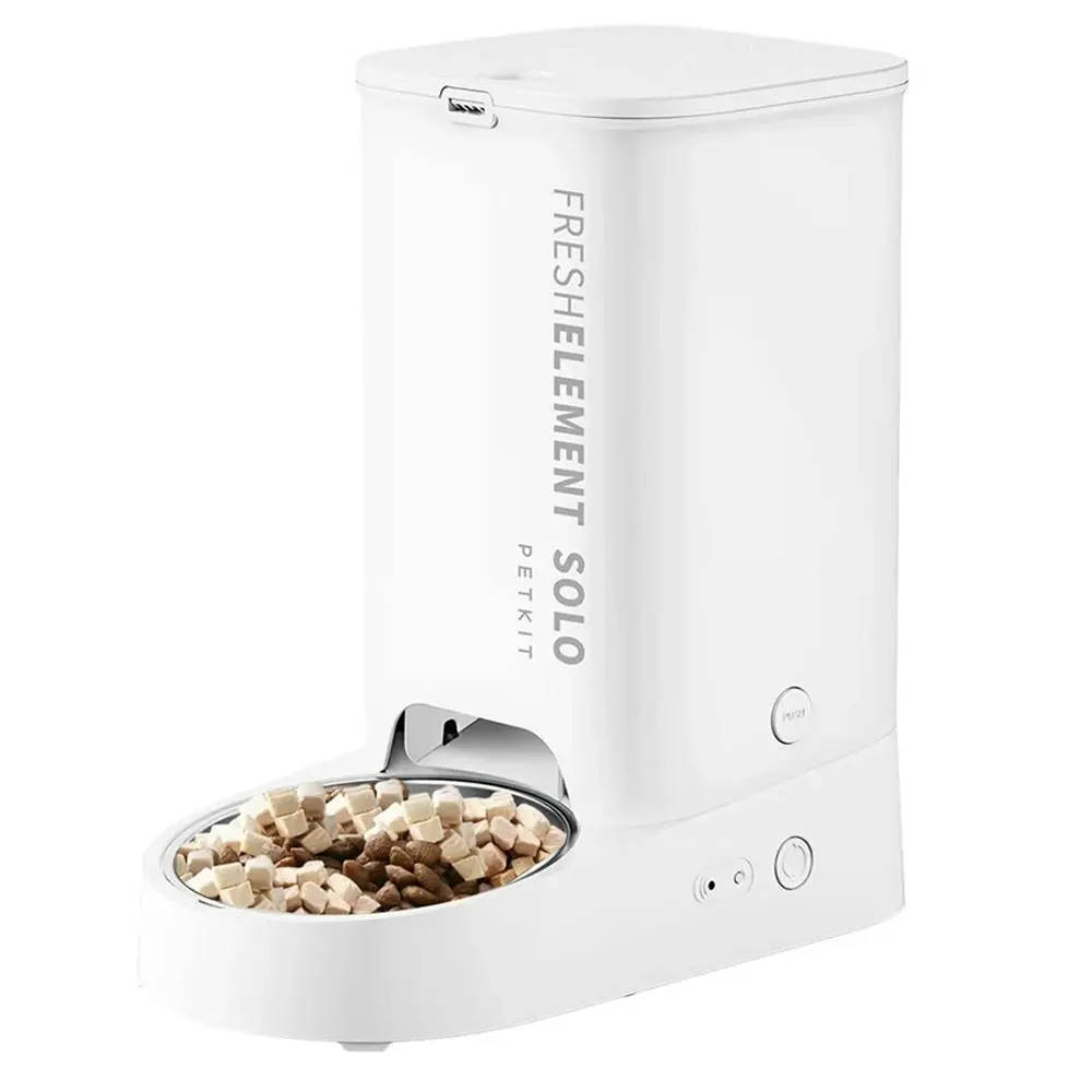 Petkit Fresh Element Solo Smart Pet Dog/Cat Automatic Programmable Feeder White - Pets