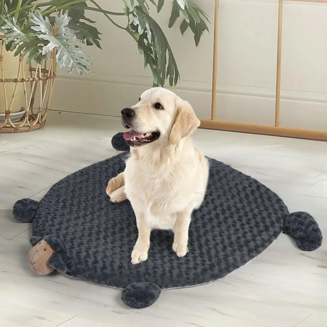 Pawz Pet Bed Cat Calming Bed Dog Squeaky Toy Cushion Puppy Memory Foam Mat M - Pets