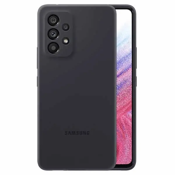 Samsung Silicone Case (Suits Galaxy A53) - Black