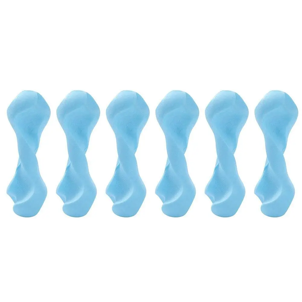 6x Paws & Claws 12.5cm Rubber Chew Bone Pet Dog Interactive Toy Assorted - Pets