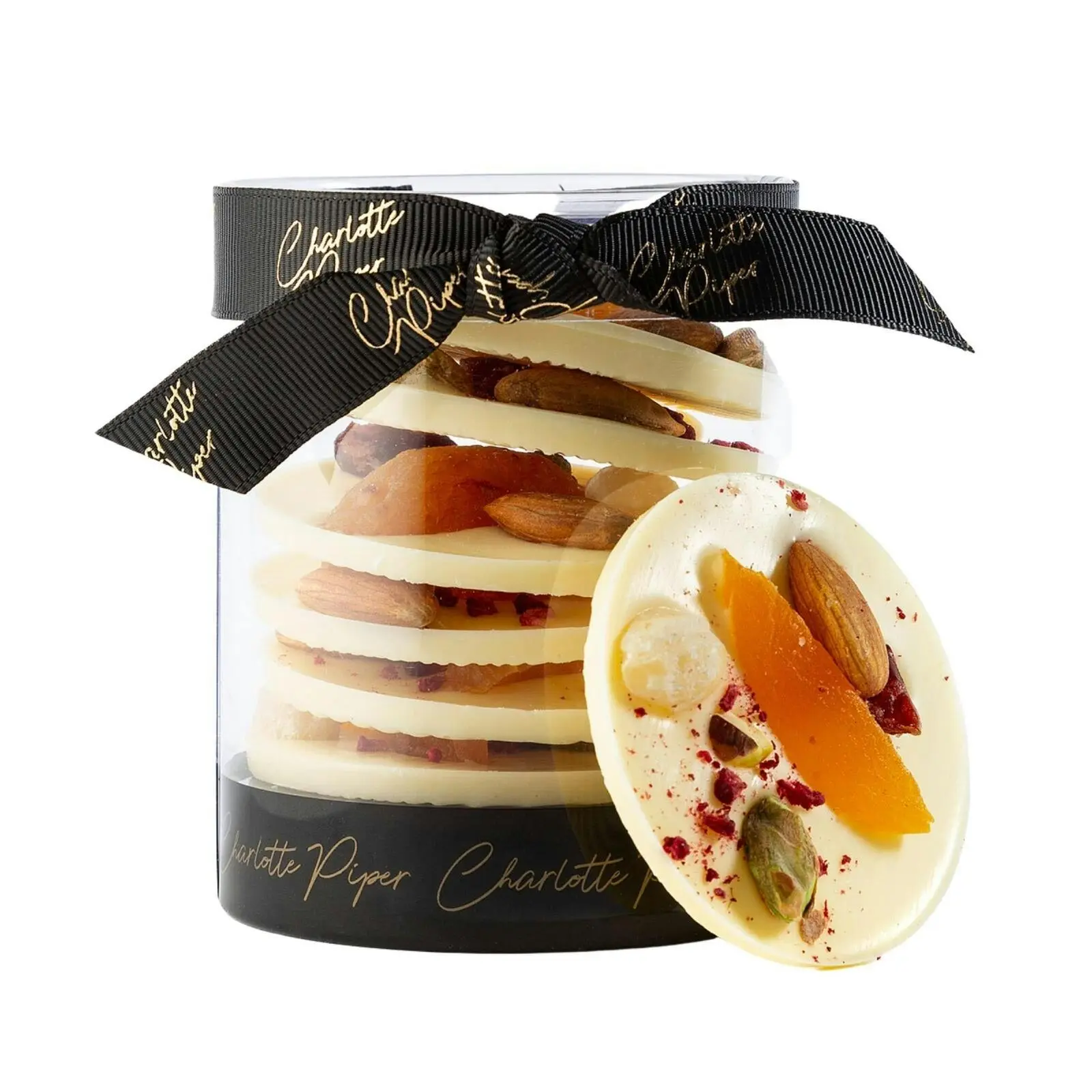 Charlotte Piper White Choc Fruit&Nut Mendiants 115g - Groceries