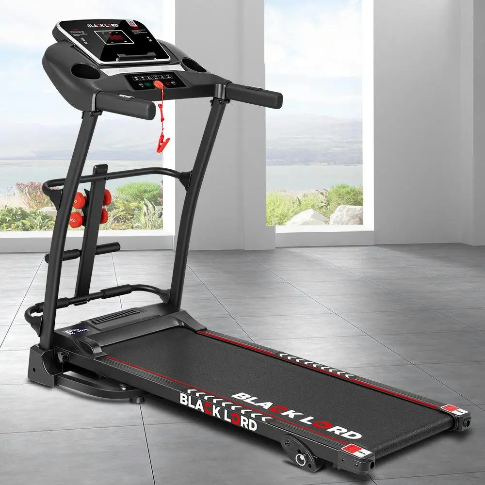 Black Lord Treadmill Electric Exercise Machine Run Home Gym Fitness Foldable - Sports & Outdoor