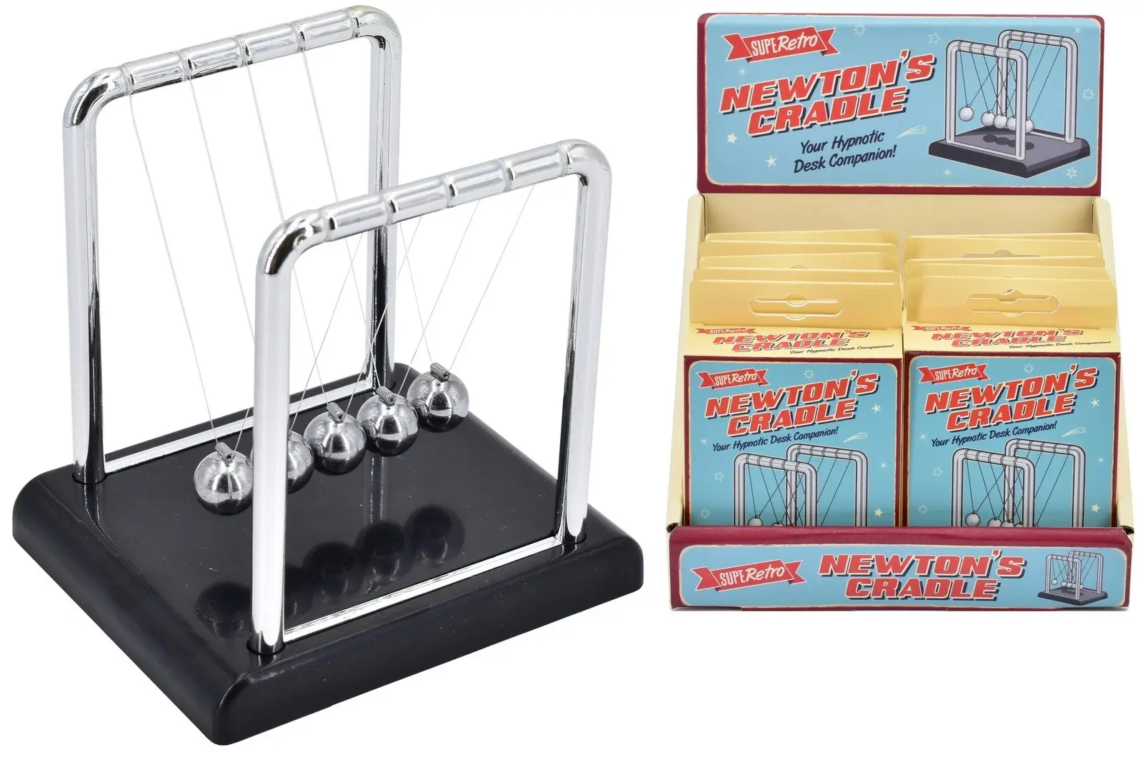 Retro Newton's Cradle - Toys & Games
