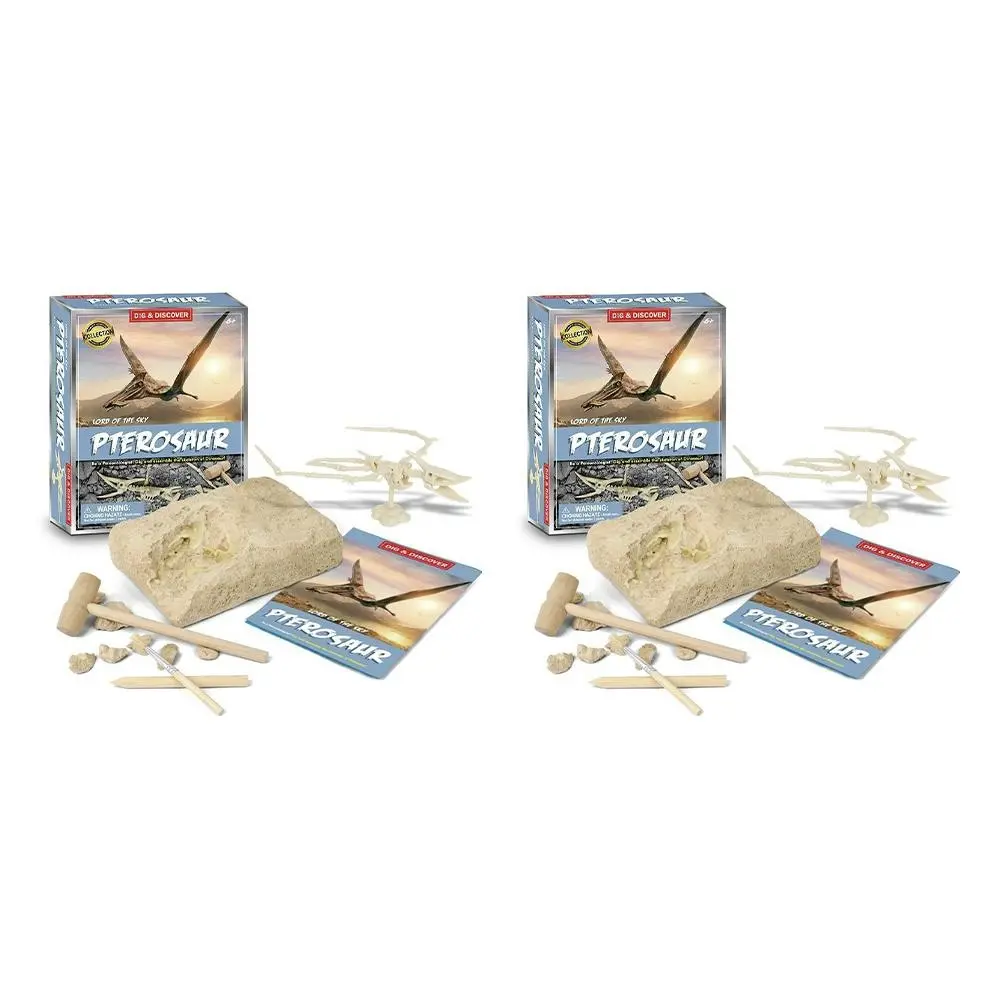 2PK Kaper Kidz Kids/Childrens Dig & Discover Pterosaur Dig/Excavation Kits 6y+ - Toys & Games