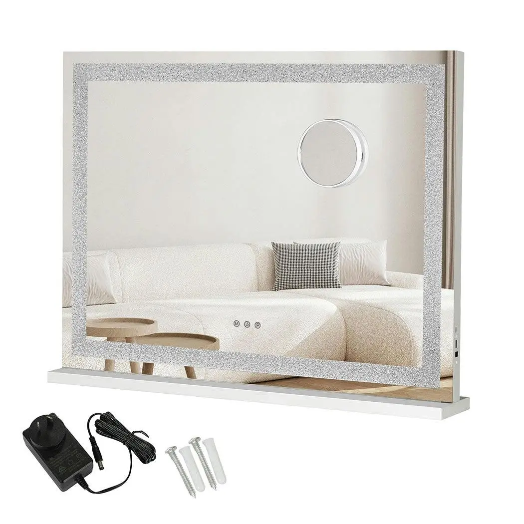 Yezi Makeup Mirror LED Lighted Hollywood Vanity Magnifying Mirrors Rechargeable - Beauty