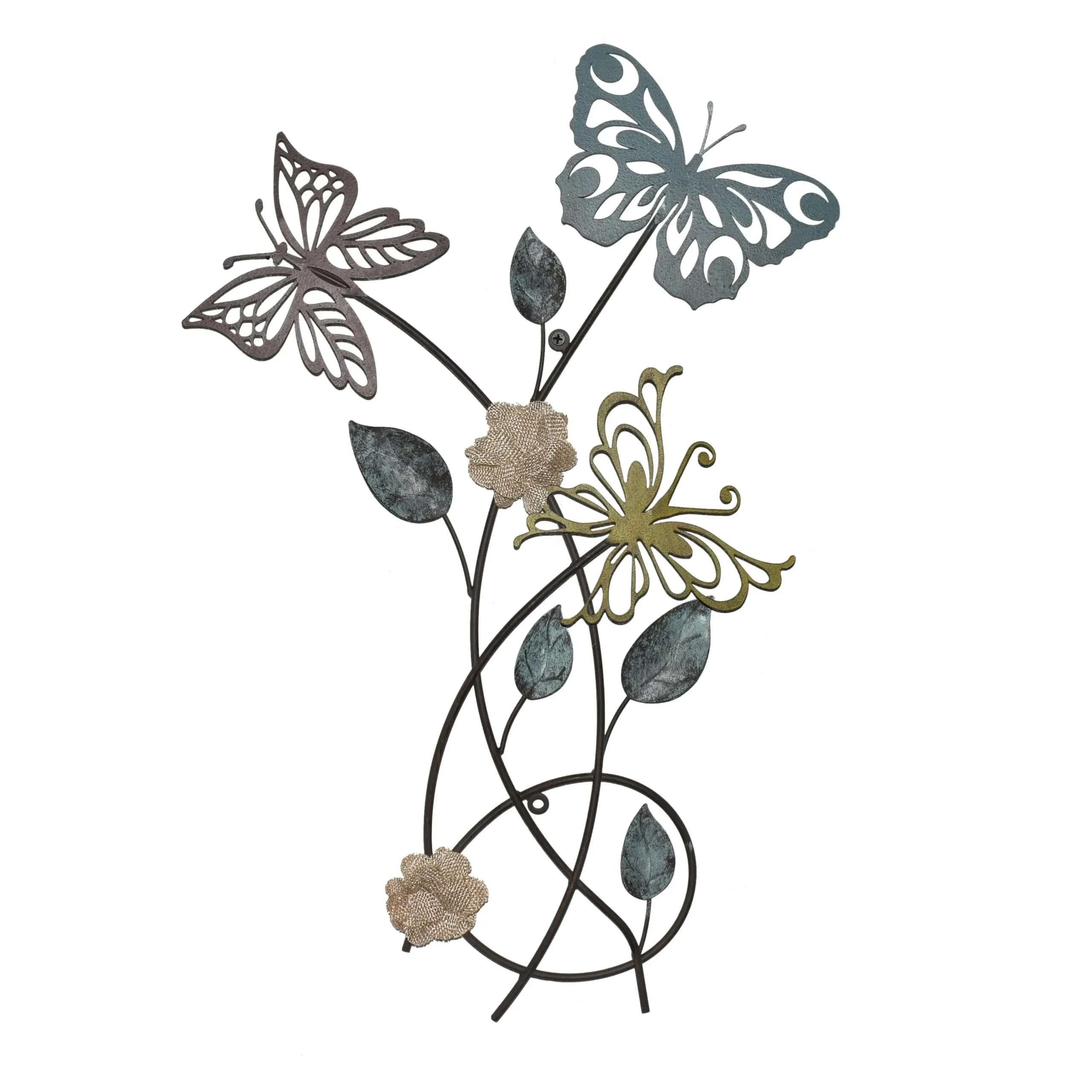 Metal Butterflies Wall Decor - Home & Garden