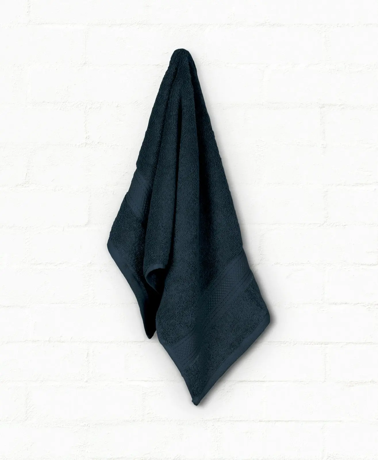 Ardor St Regis Collection 40x70cm Drying/Dry Hand 600GSM Soft Cotton Navy - Home & Garden