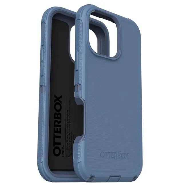 OtterBox Defender MagSafe Case (Suits iPhone 16 Pro) - Baby Blue Jeans
