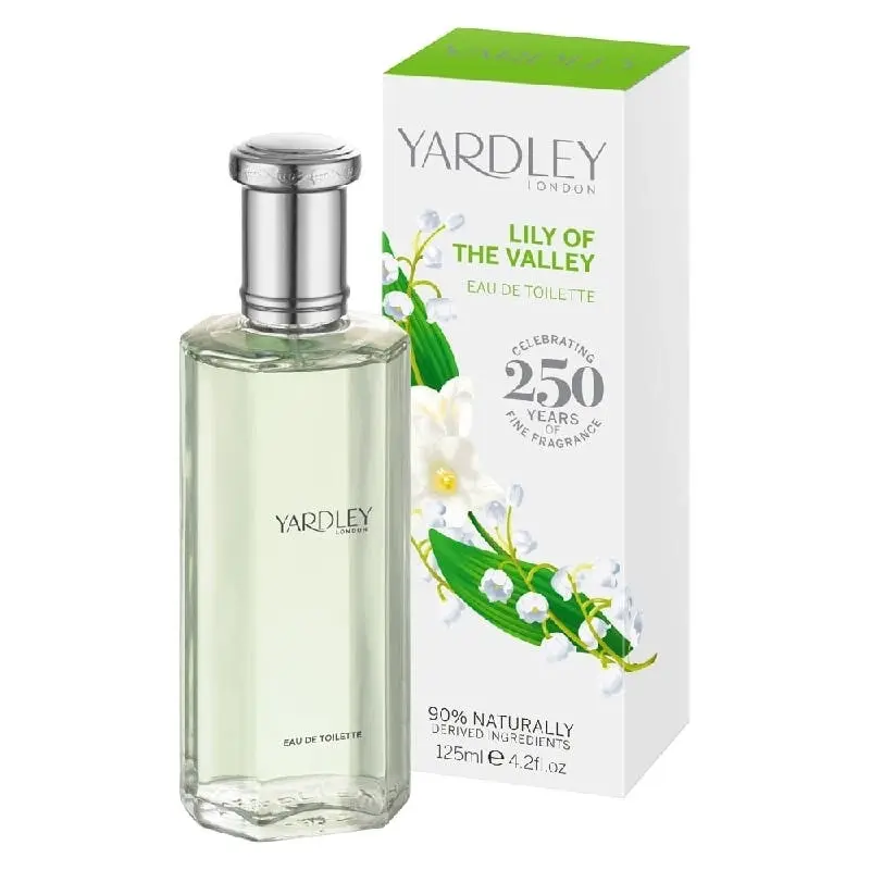 Yardley London Lily of the Valley Eau De Toilette Women Fragrance Spray 125ml - Beauty