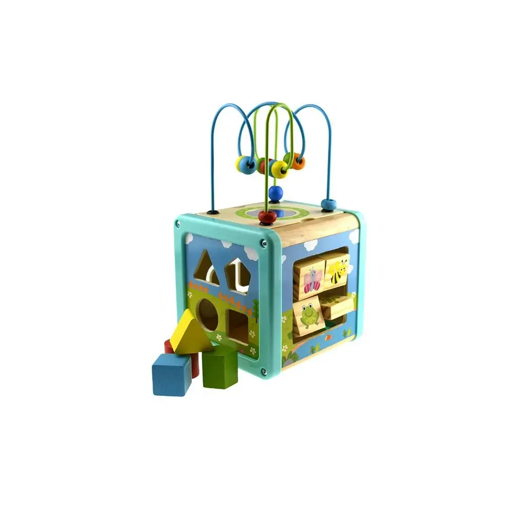 6pc Tooky Toy Play Cube Activity Centre Interactive Fun Play 18m+ - Toys & Games