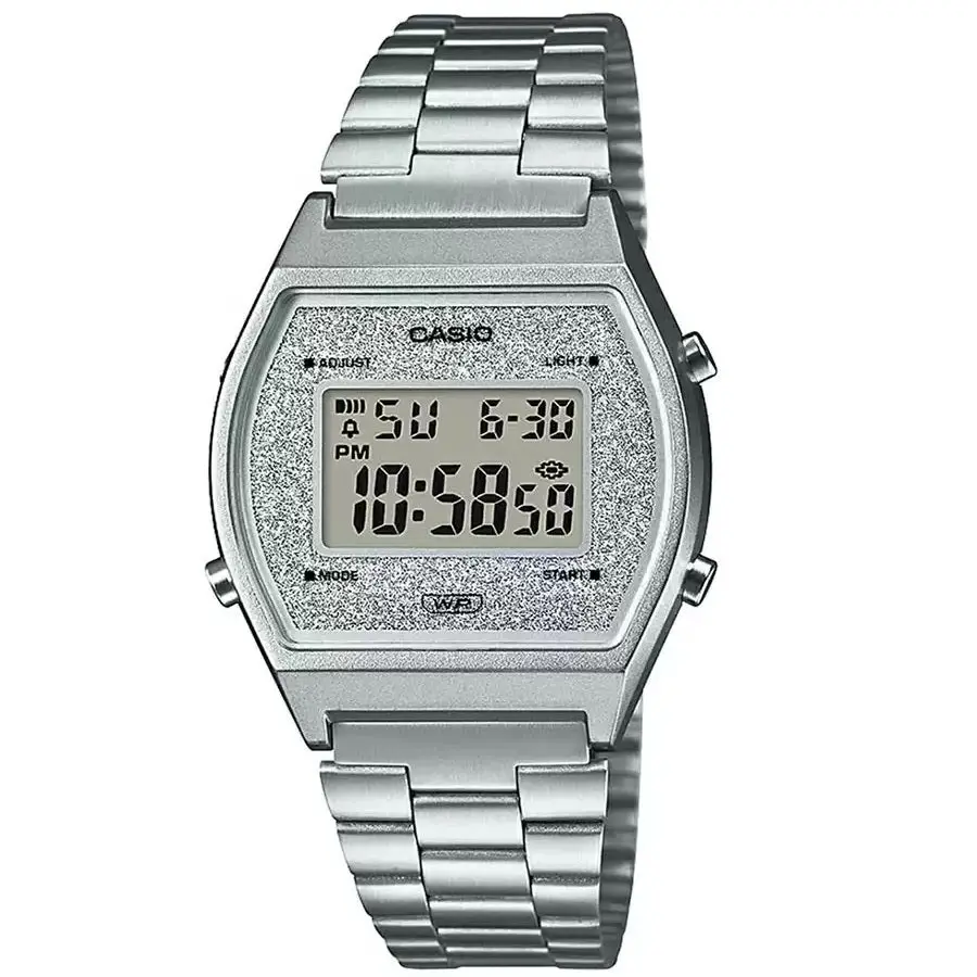 Casio Silver Glitter Women's Classic Style Digital Watch B640WDG-7